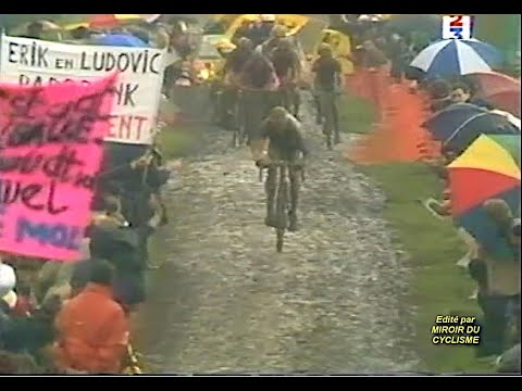 Paris-Roubaix 2001 - L'enfer de la troue d'Arenberg sous la pluie