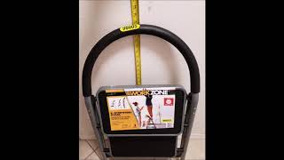 ALDI WorkZone 2 step steel stool 7/19/2018