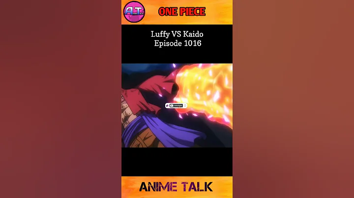 Luffy VS Kaido Conqueror's Haki Clashes #onepiece #anime #shorts