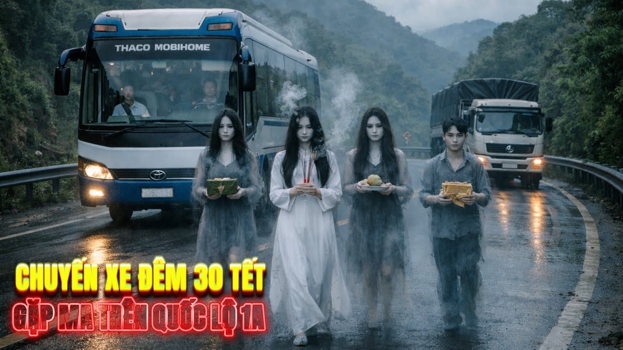 Chuyến Xe Đêm 30 Tết Gặp MA Trên Quốc Lộ 1A, Quảng Nam - Quảng Ngãi: Truyện Ma Tài Xế Đường Dài