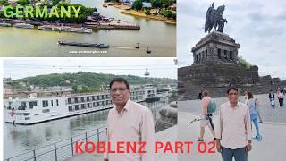 Koblenz part 02, Germany , Rhine & Moselle rivers, cable car to Ehrenbreitstein fortress,