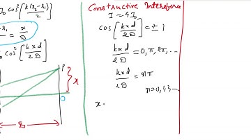 10.4.2 Positions of Bright & Dark Fringes