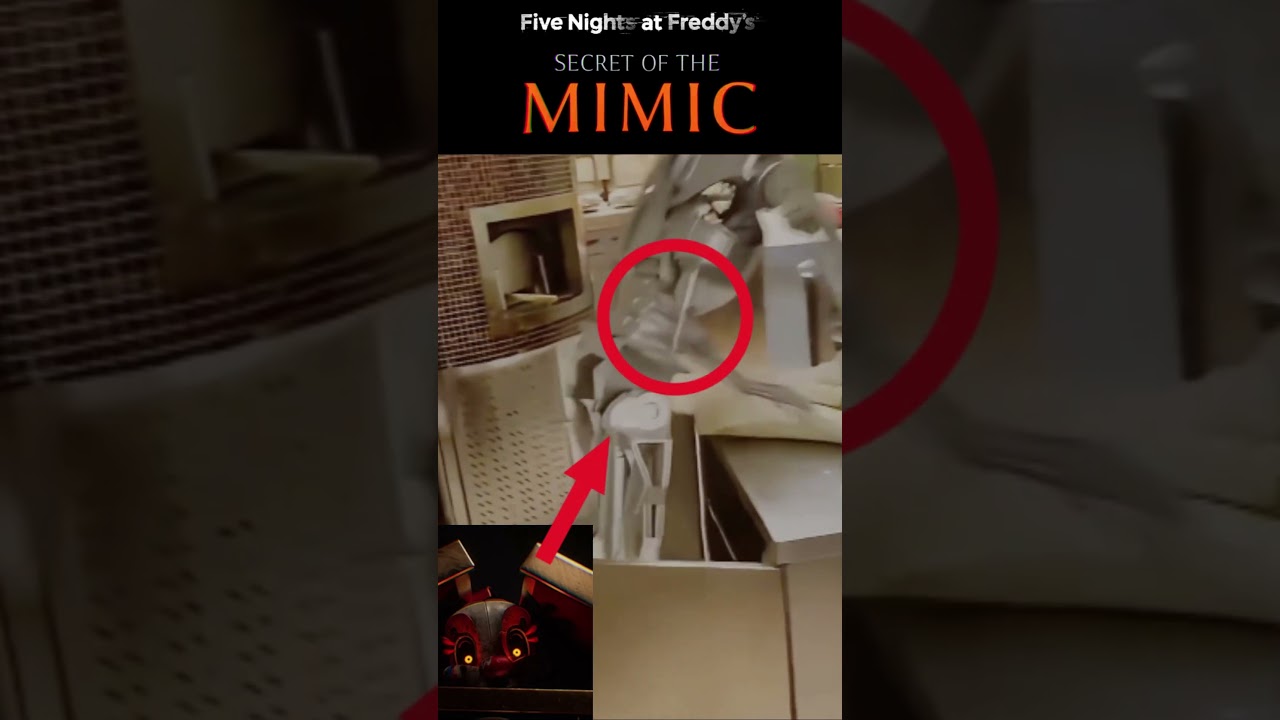 The True Secret of the Mimic😳... #memes #shorts #fnaf #secretofthemimic #horror