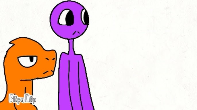 Purple x Orange💜🧡#rainbowfriendsanimation#purple#orange#animationsto
