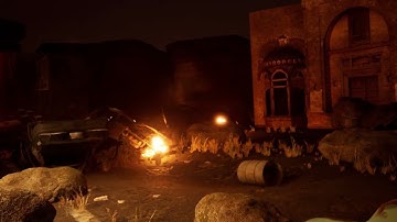 My First Unreal Engine 5 (UE5) Cinematic 2023 | "Zombie Enviroment"