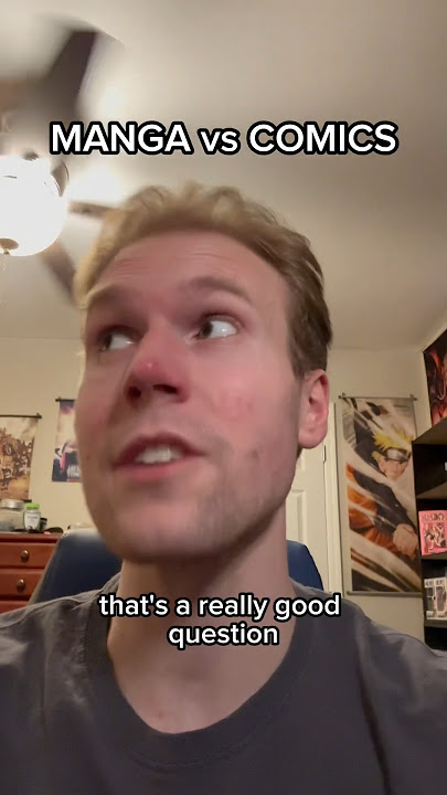 MANGA vs COMICS #shorts