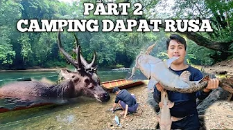 Camping Hujan Deras Dapat Rusa 3 hari Adventure Cuaca buruk badai di hutan Fishing cooking Bushcraft