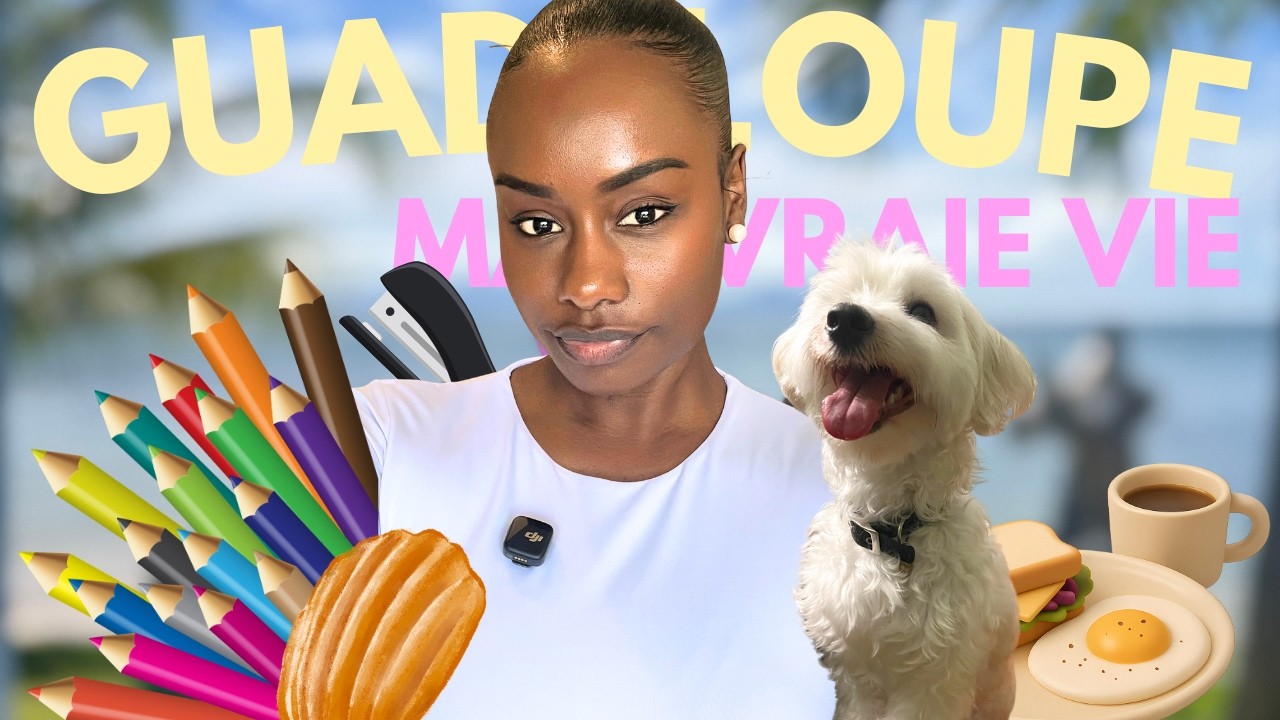 VIVRE EN GUADELOUPE |VLOG (ROUTINE DU MATIN, À LA MAISON, REPAS, PRO...)