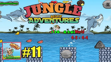 Jungle Adventures Gameplay Walkthrough Part 11 All Worlds 4-3 - 4-4  (Android, iOS) #11