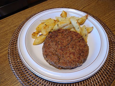 Cheap But Chic Hamburger Di Lenticchie Con Patate Rosolate Youtube