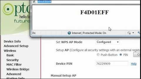 Wi Fi Settings in  KW5815 Modem