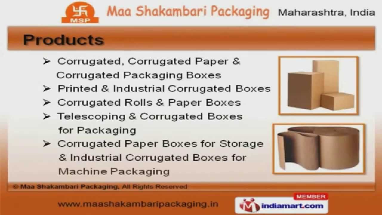 Corrugated & Paper Boxes by Maa Shakambari Packaging, Nagpur 