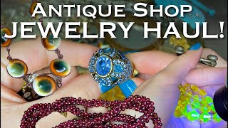 Antique Shop Jewelry Haul! Vintage, antique, sterling and more...