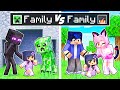 Minecraft MOB Family vs NORMAL Family!