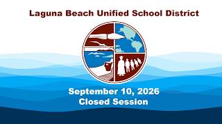 School Board Meeting-  September 10, 2026 (Closed Session)