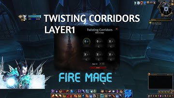 Torghast Tower: Twisting Corridors Layer 1 Fire Mage Full clear