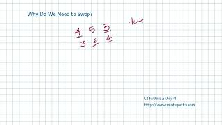 CS Principles - Unit 3 Day 4 - "The Swap"