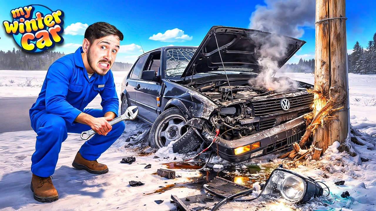 SLUPAO SAM SE U SNIJEGU! - My Winter Car ep.2