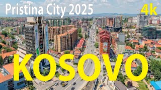 Pristina City - Kosovo 4K By Drone 2025