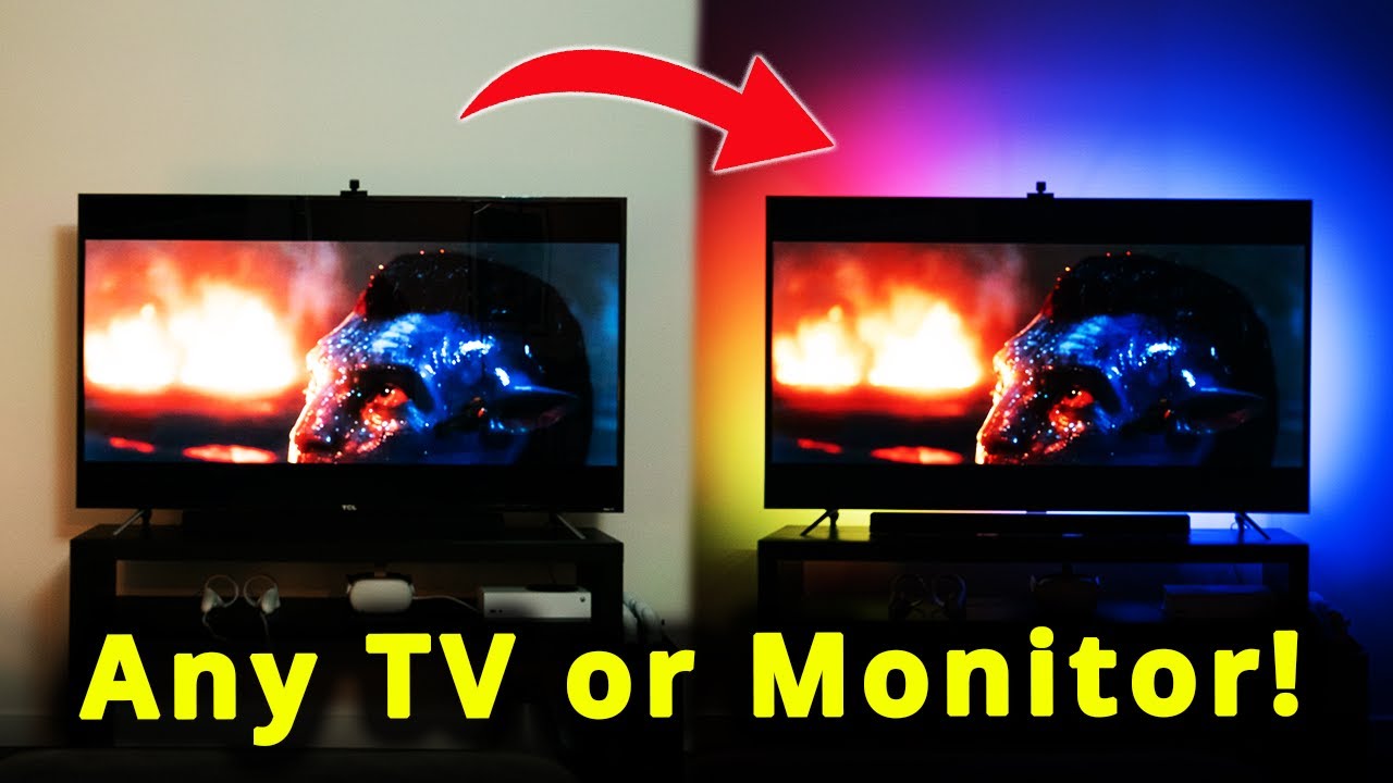 How to Add Sync Lighting to ANY Monitor or TV! 