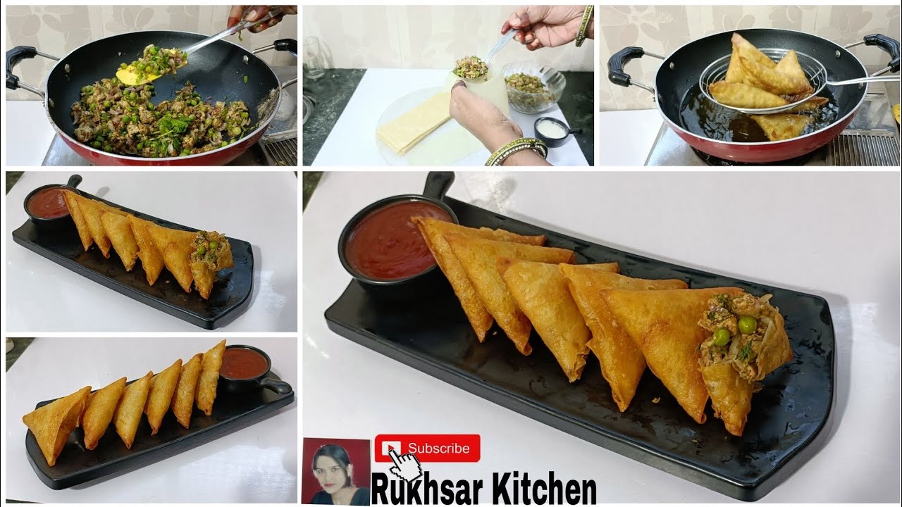 Chicken Mattar Samosa | Ramadan Special 2024 | Crispy Or Karara  | by rukhsar kitchen