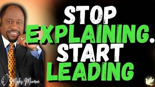 STOP OVEREXPLAINING | Myles Munroe on AUTHORITY, RESPECT &amp; Clean Boundaries