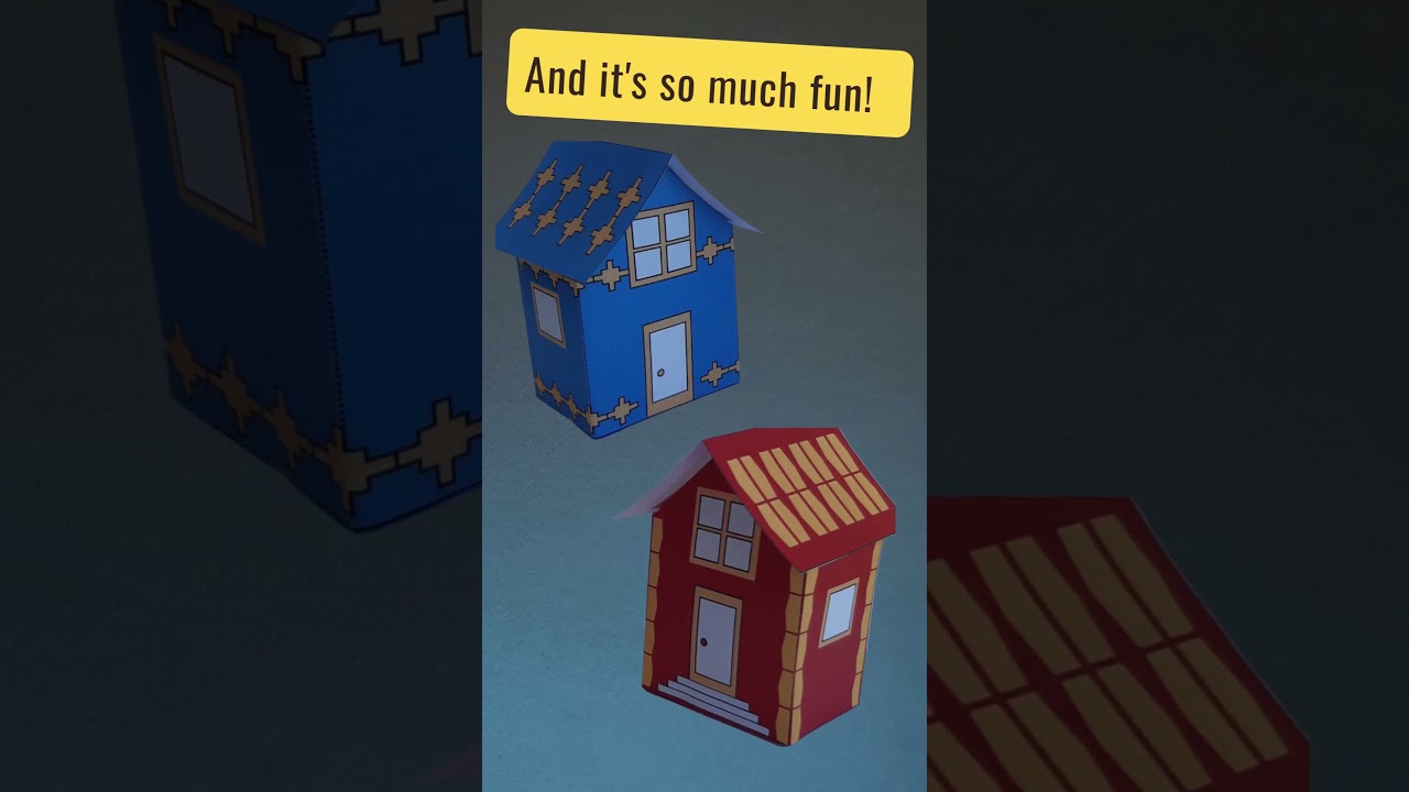 Paper Houses 2:  24 Cut & Assemble Paper Houses 