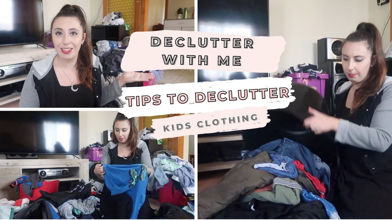 EXTREME DECLUTTER WITH ME || KIDS CLOTHING TIPS || Simplify your kids wardrobe