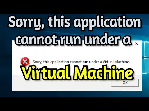 Sorry this application cannot run under a virtual machine что делать. Смотреть фото Sorry this application cannot run under a virtual machine что делать. Смотреть картинку Sorry this application cannot run under a virtual machine что делать. Картинка про Sorry this application cannot run under a virtual machine что делать. Фото Sorry this application cannot run under a virtual machine что делать