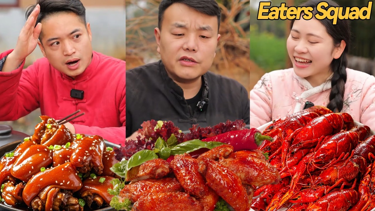 Da Zhuang held a brick in his hand, while Lao Wang missed out on a big meal.