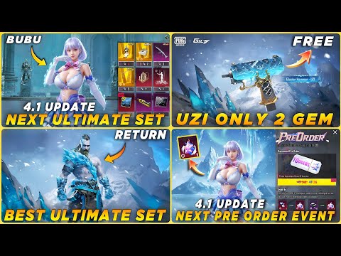 🔴 NEXT BUBU ULTIMATE SET | GLACIER UZI SKIN RETURN | NEXT PRE ORDER EVENT | RETURN ULTIMATE SET BGMI