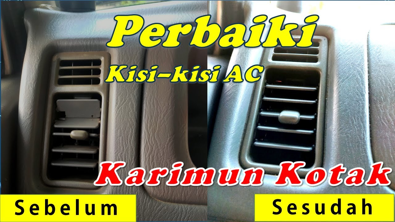 Cara Memperbaiki Kisi Kisi AC Karimun Kotak #kisikisiAC