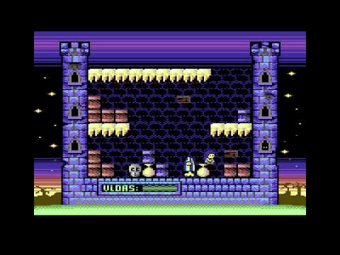 Nanako in Classic Japanese Monster Castle (NEW c64 game) - gameplay video