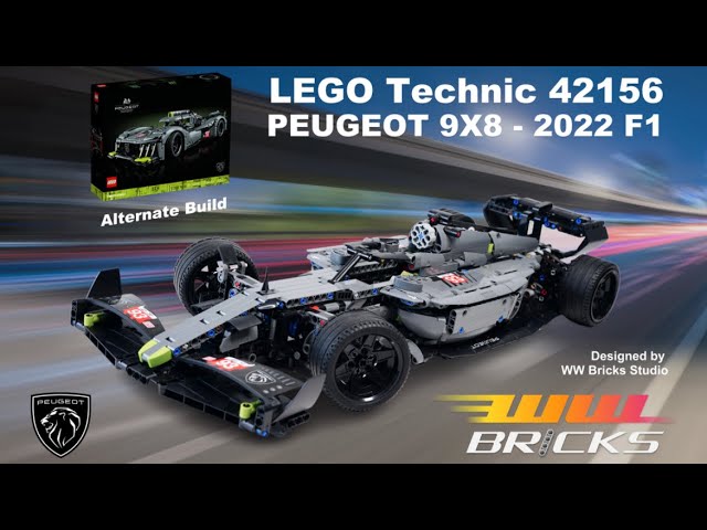 PEUGEOT F1 Racer Alternate Model with LEGO Technic 42156