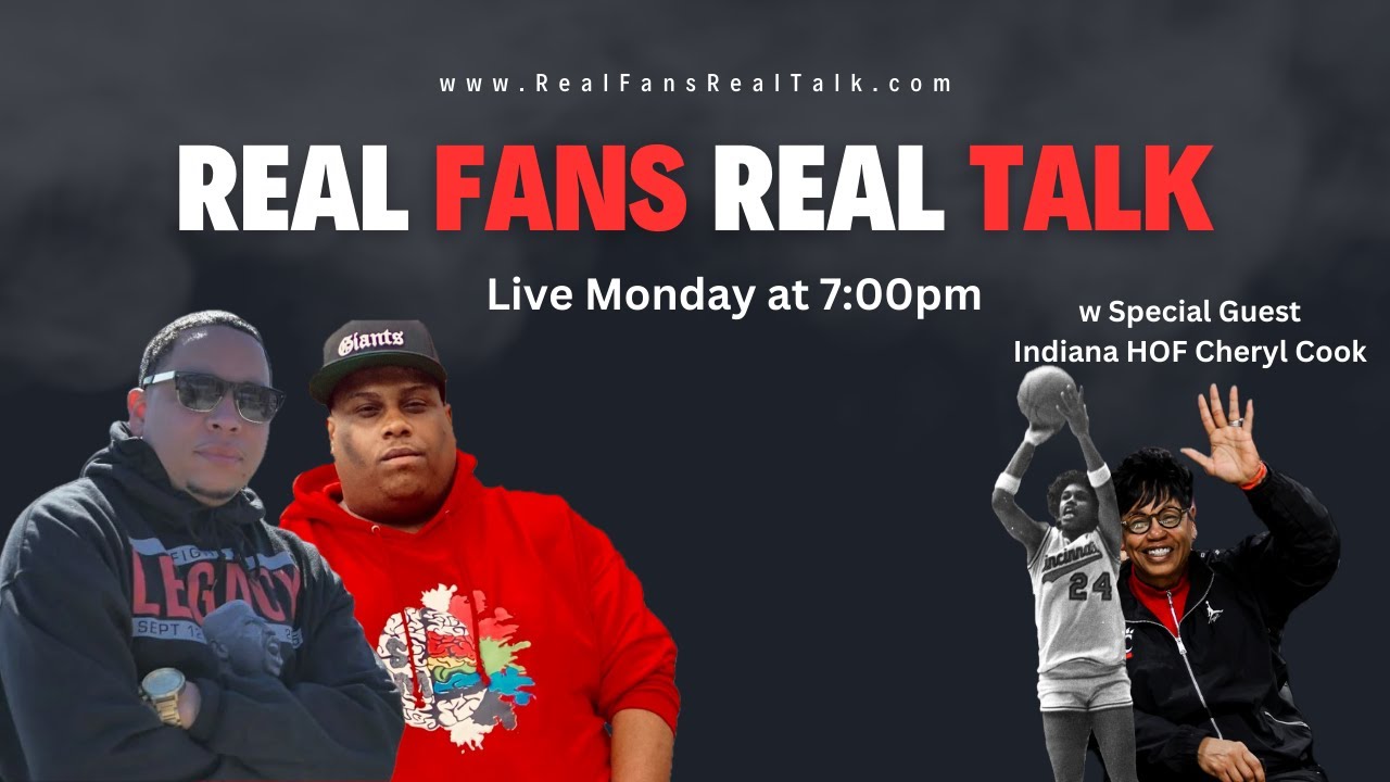 Real Fans Real Talk Live w Pro Basketball Player Cheryl Cook
