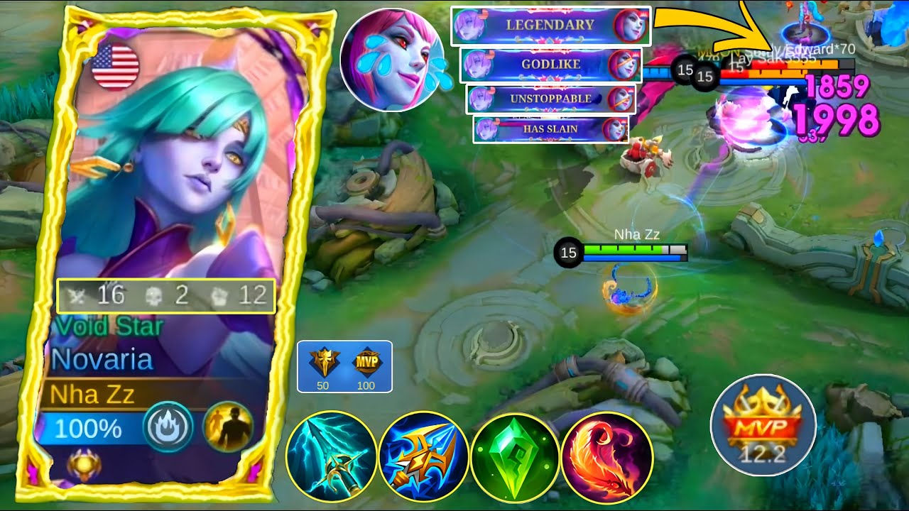 THIS TRICKS NOVARIA EASY COUNTER META SELENA! NOVARIA BEST BUILD & EMBLEM 2025 | MOBILE LEGENDS