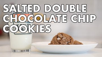 Salted Double Chocolate Cookies