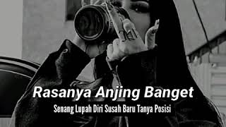 story wa rasanya anjing banget