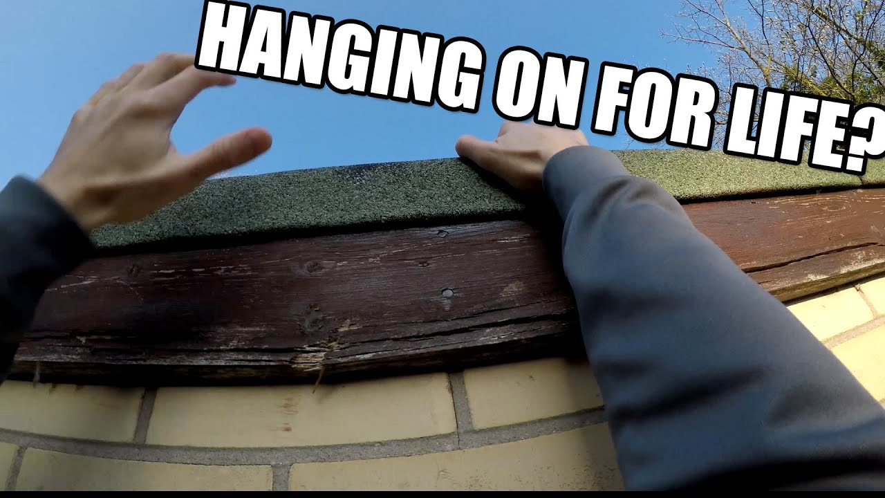 POV ABANDONED ROOFTOP CLIMB 