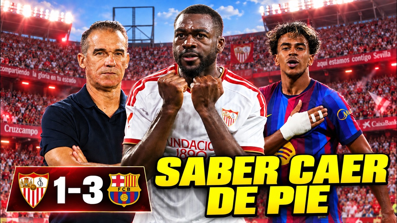 SEVILLA FC 1-3 FC BARCELONA | SABER CAER DE PIE | Videopodcast de Zona Mixta