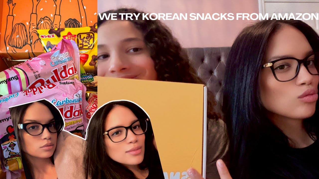 OUR CHAOTIC FAMILY Tries Korean Snacks From Amazon (HOW MANY TIMES DOES DANNI COMPLAIN?)