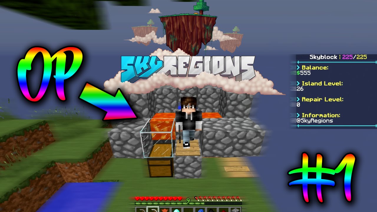 OP COBBLESTONE GEN! l SkyRegions #1