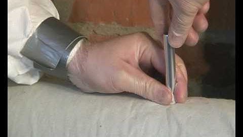 How to safely sample asbestos