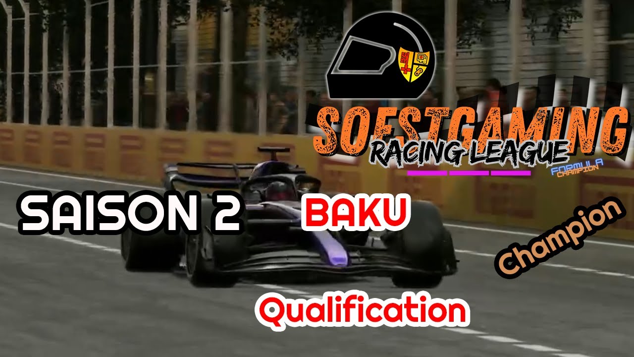 Soestgaming Racing League | Quali  02 | Baku Season 2 | powered by Trackartelier