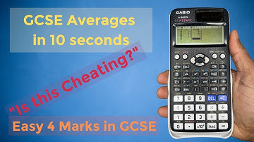 GCSE Averages in Seconds using Casio FX991EX Classwiz Calculator | Mathinar
