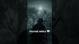 A journal entry from the outlaw outpost.. 📖🏕️🤠 #rdr2 #shortsviral #shorts