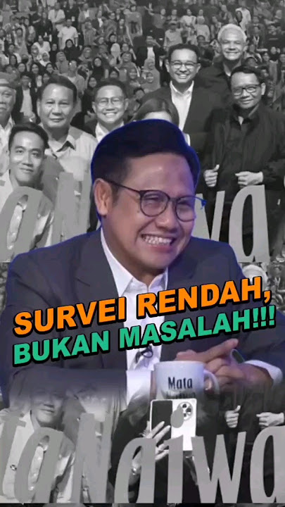SURVEI RENDAH BUKAN MASALAH! AMIN TETAP MELAJU RIANG GEMBIRA #aminajadulu #survei #pilpres2024