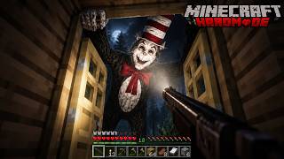 อย่าให้แมวแปลกหน้า เปิดประตูบ้านคุณ 😭!! Minecraft Cat in The Hat