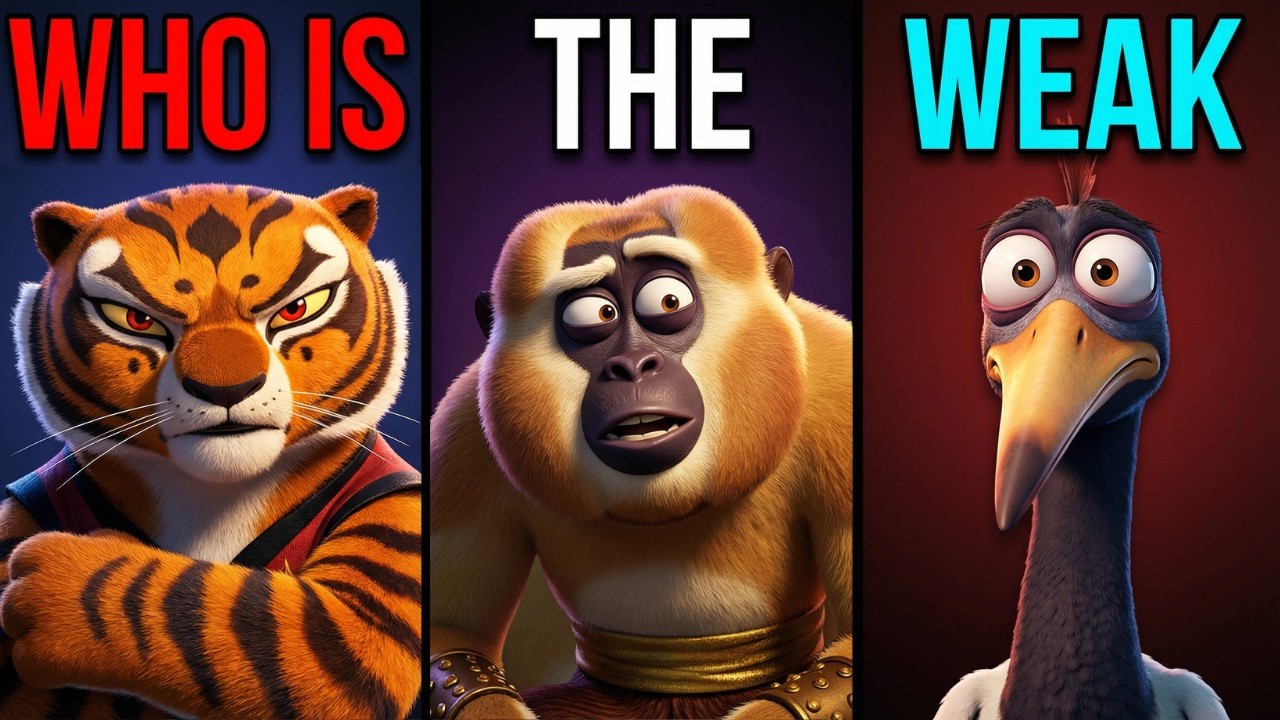 Who Is The Weakest Hero In Kung Fu Panda?