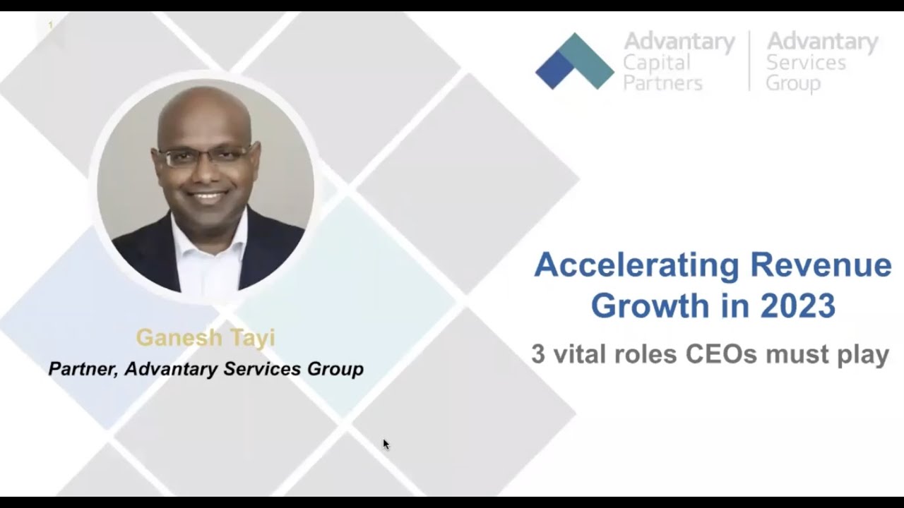 Accelerating Revenue Growth in 2023:  Three Vital Roles that CEOs Must Play